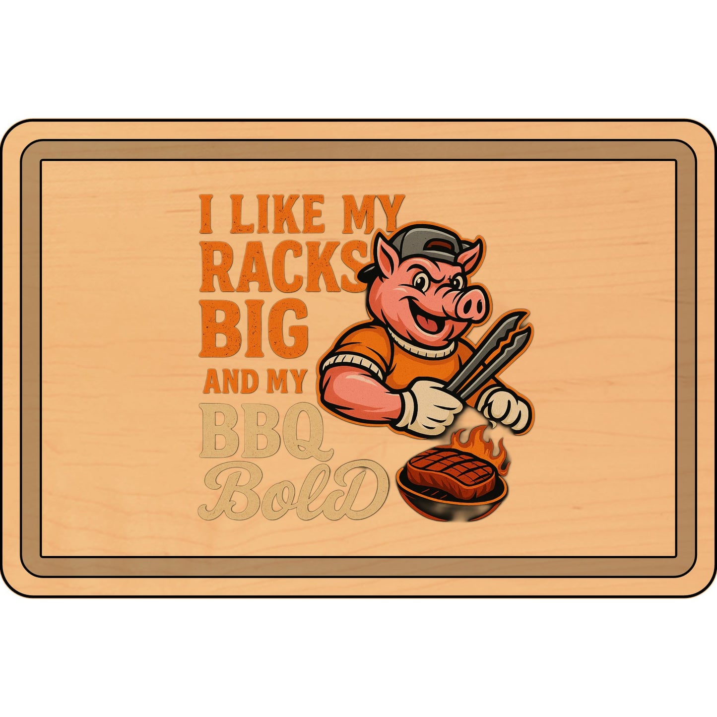 Wooden Cutting Board (Engraving)