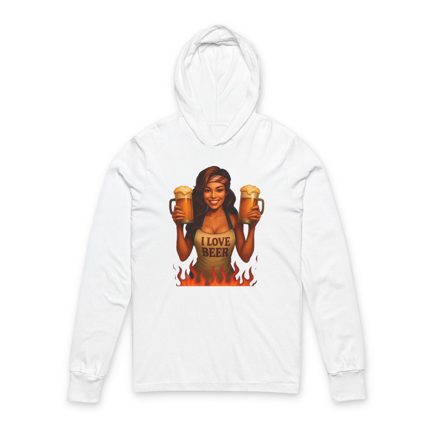 Unisex Hooded Long Sleeve Tee