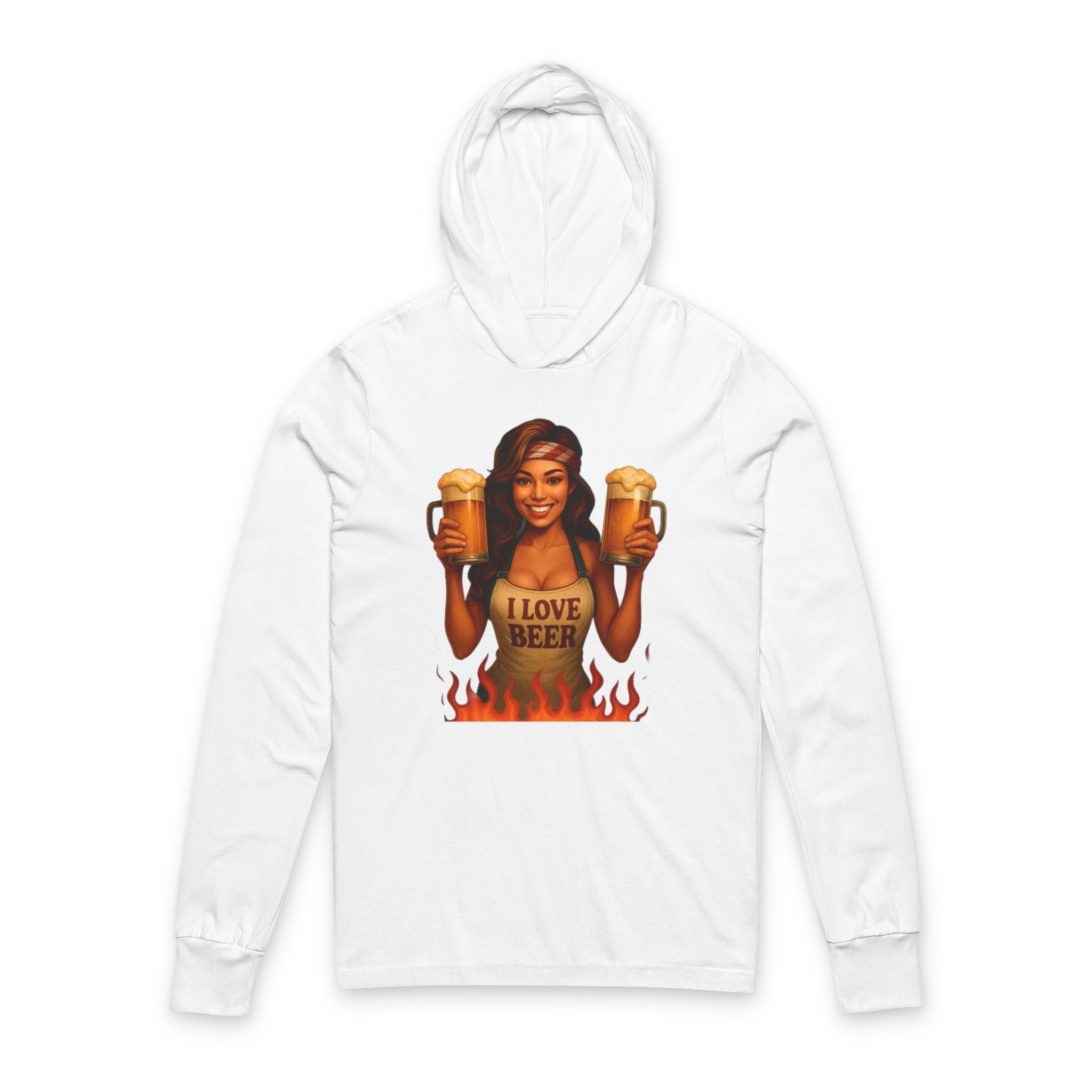 Unisex Hooded Long Sleeve Tee
