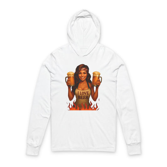 Unisex Hooded Long Sleeve Tee